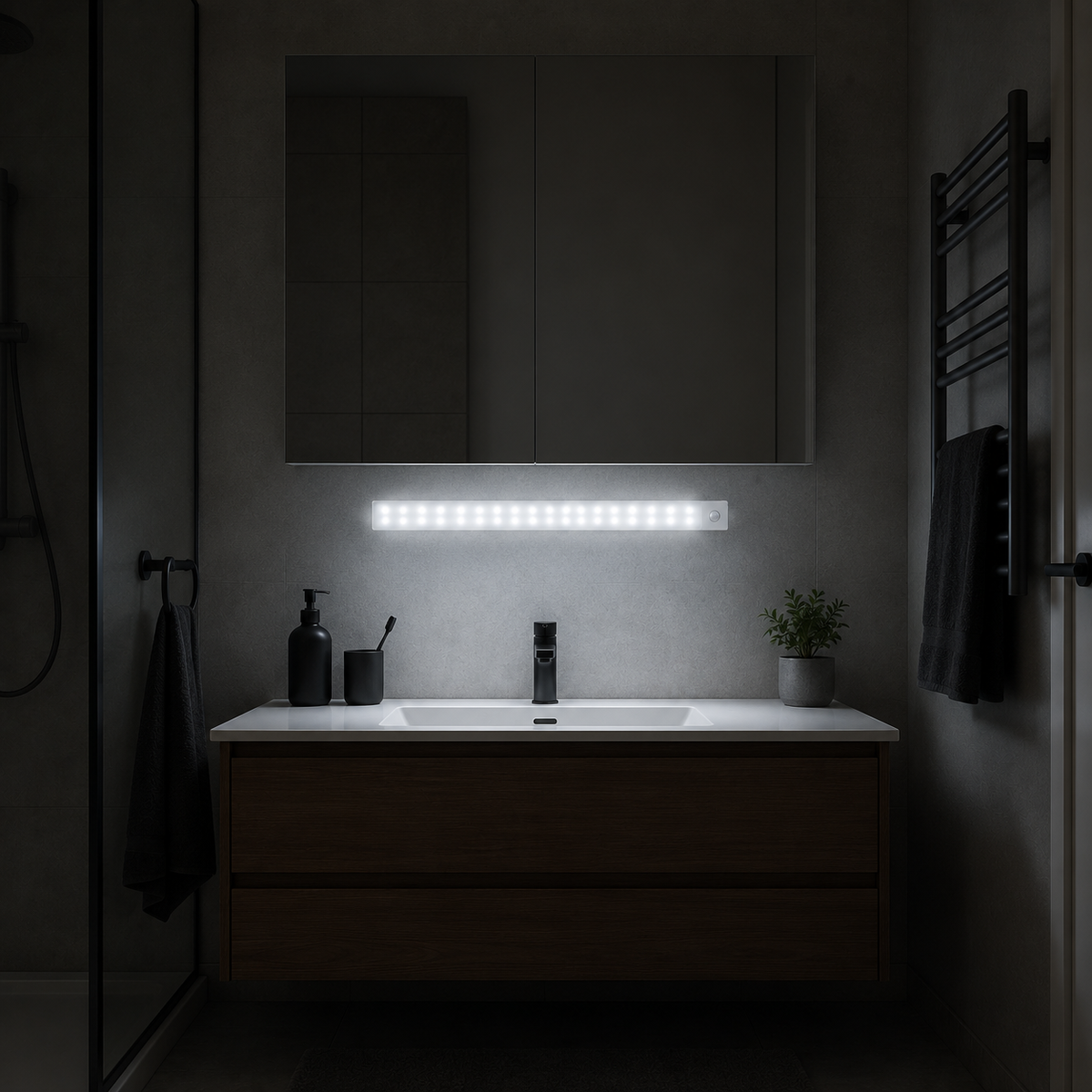 Barra LED 3 en 1 con Sensor de Movimiento – Recargable y Magnética
