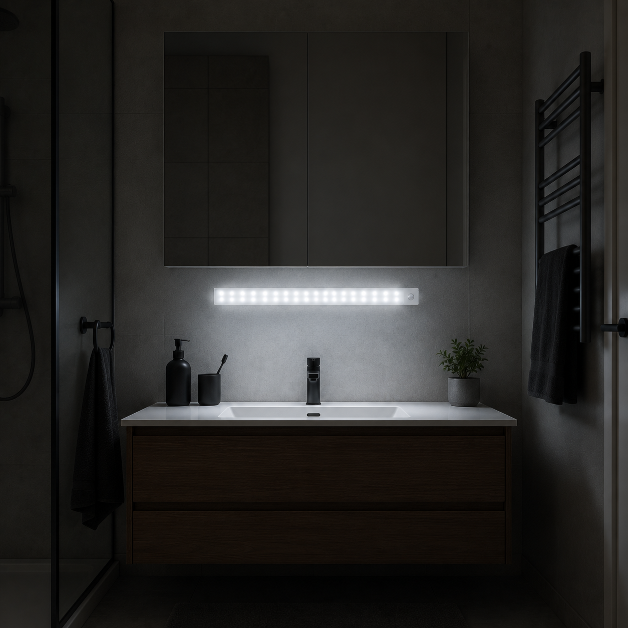 Barra LED 3 en 1 con Sensor de Movimiento – Recargable y Magnética